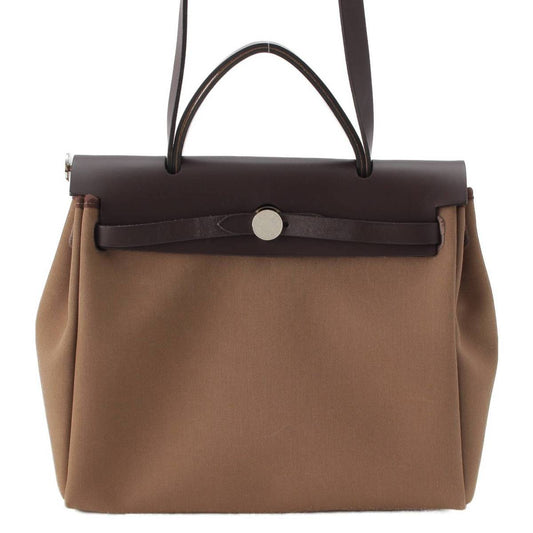 Hermes Toile Officier Vache Hunter Bag 31PM