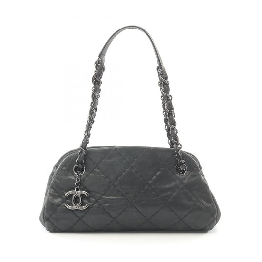 Chanel Mademoiselle Leather Bowling Bag