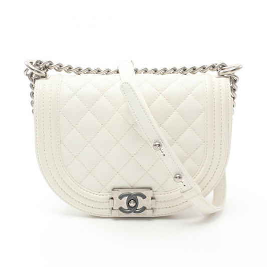 Chanel Small Boy Messenger Leather Bag