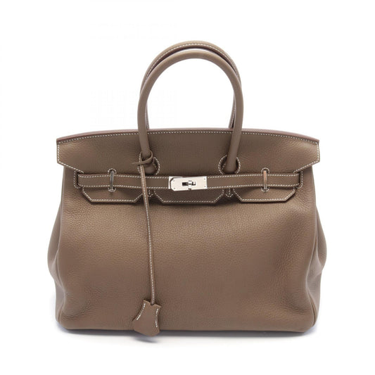 Hermes Birkin 35 Togo Handbag Brown