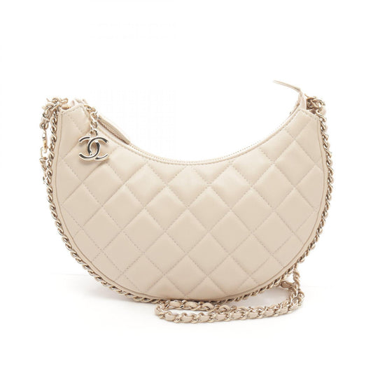 Chanel Lambskin Matelasse Small Hobo Bag