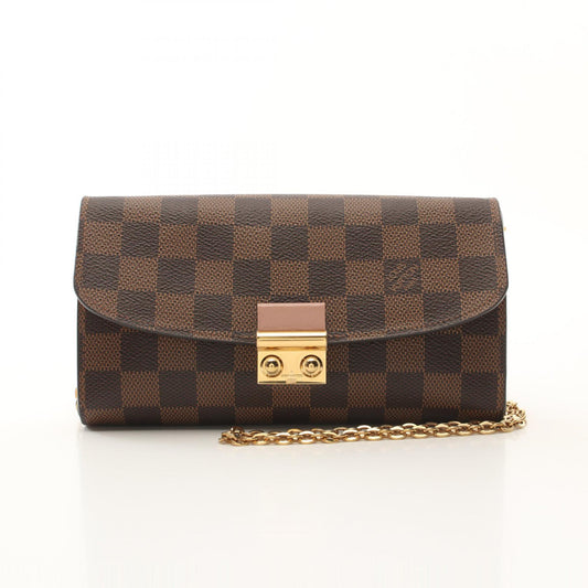 Louis Vuitton Damier Canvas Leather Crossbody Bag N61273