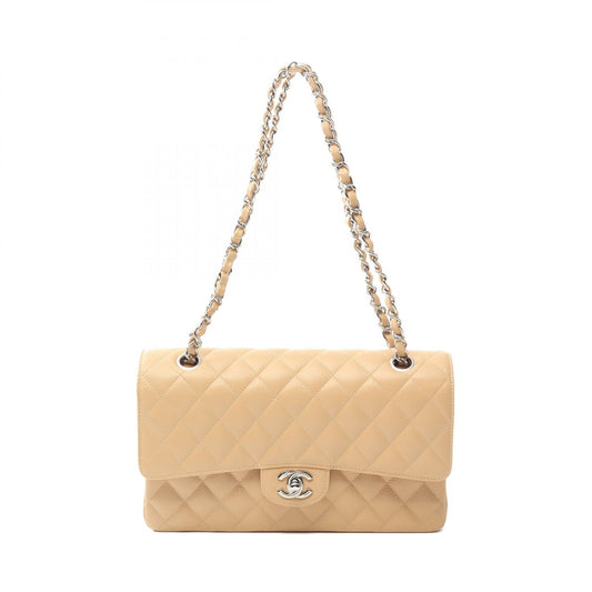 Chanel Caviar Skin Matelasse W Flap Shoulder Bag