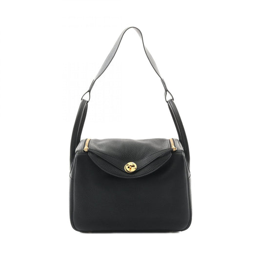 Hermes Lindy 30 Shoulder Bag Black