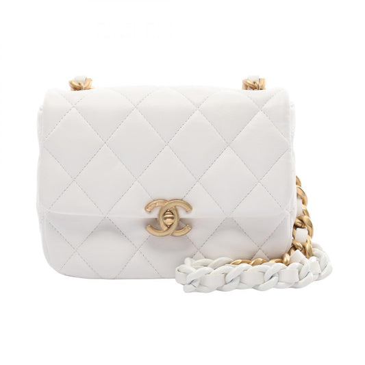 Chanel Leather Mini Matelasse Shoulder Bag