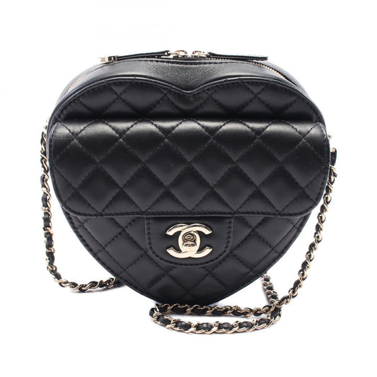 Chanel Matelasse Heart Lambskin Shoulder Bag AS3191