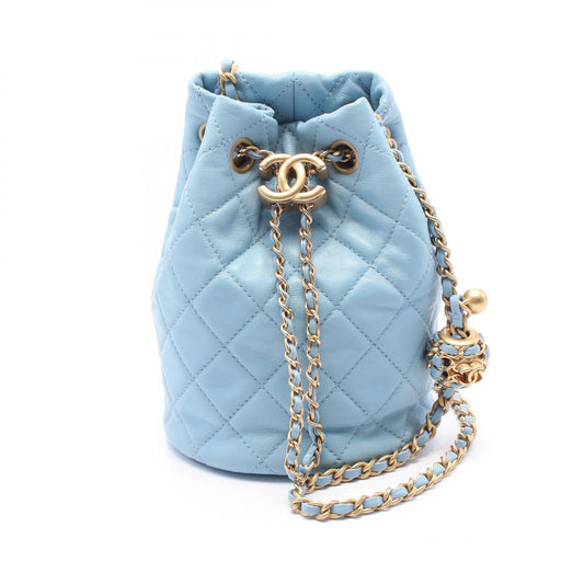 Chanel Matelasse Leather Bucket Shoulder Bag