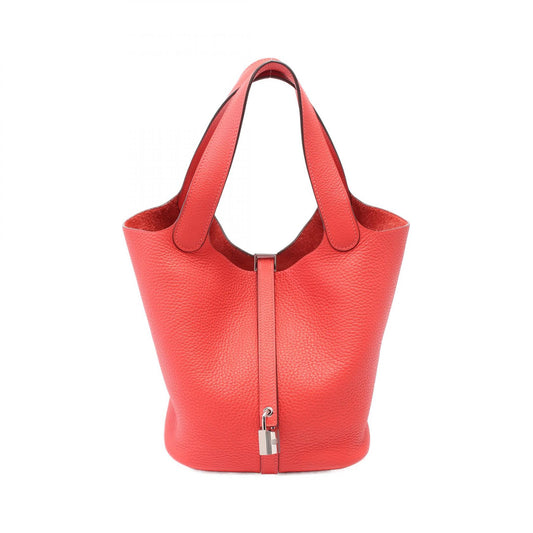 Hermes Picotin Lock MM Handbag Red