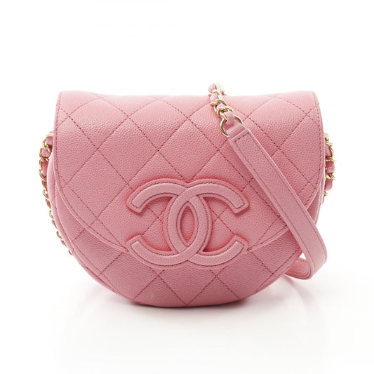 Chanel Caviar Skin Matelasse Mini Messenger Bag