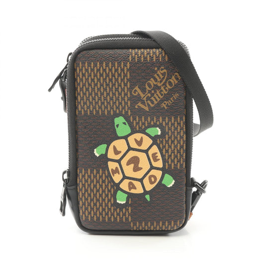 Louis Vuitton Double Phone Pouch Shoulder Bag N40377