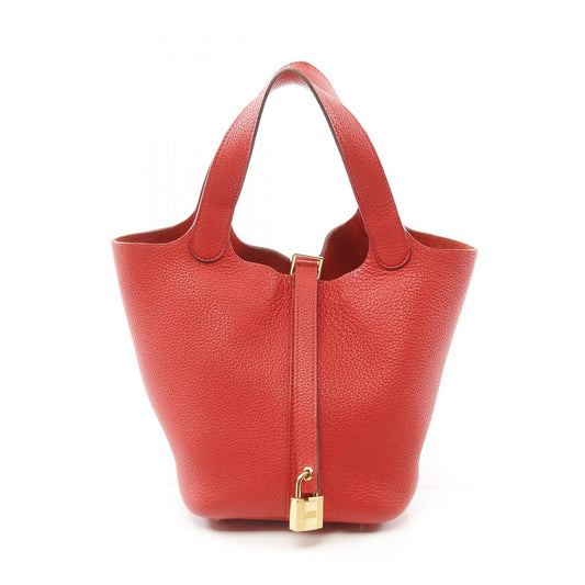 Hermes Picotin Lock PM Handbag Red