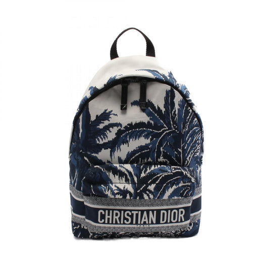 Dior Palms Canvas Leather Backpack