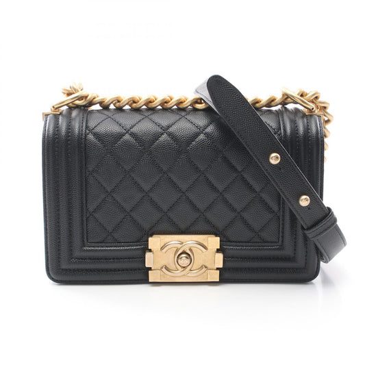 Chanel Boy Small Leather Shoulder Bag A67085