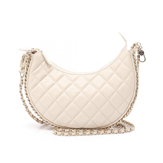 Chanel Lambskin Matelasse Small Hobo Bag
