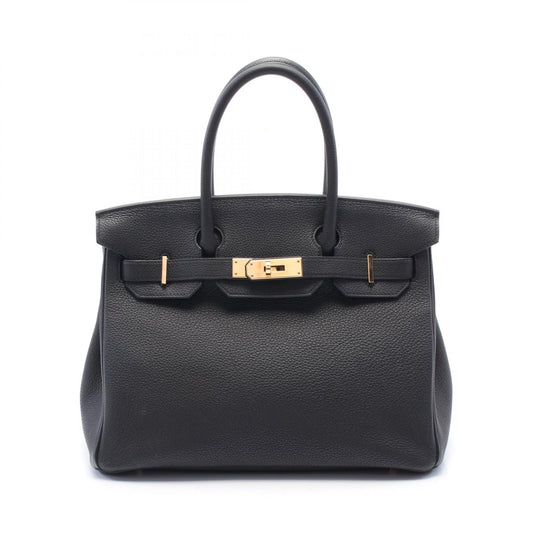 Hermes Birkin 30 Togo Handbag Black
