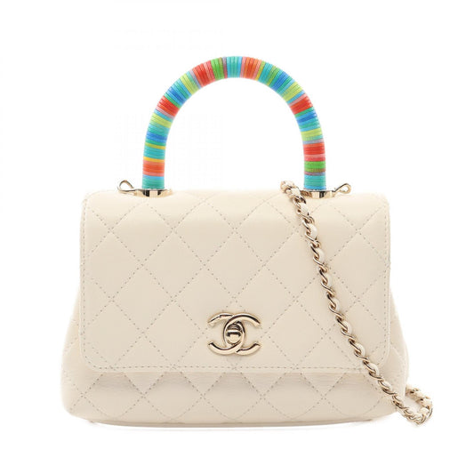 Chanel Coco Handle XXS Leather Handbag AS2215