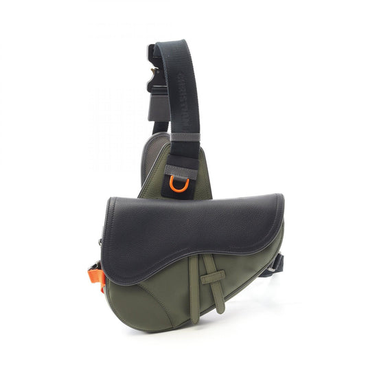 Dior Nylon Leather Saddle Mini Waist Bag