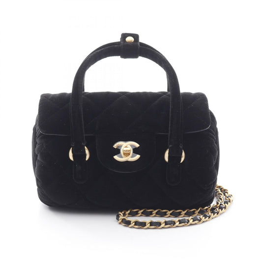 Chanel Fabric Matelasse Shoulder Bag
