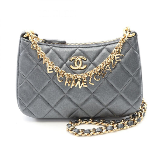 Chanel Leather Matelasse Shoulder Bag AP3847