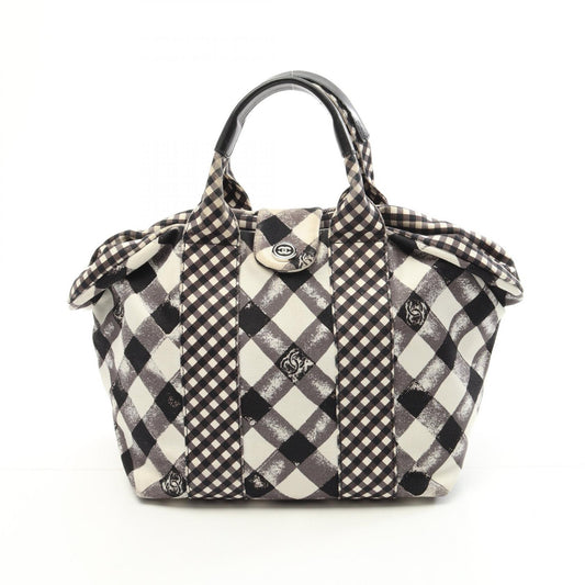 Chanel Canvas Leather Cruise Line Coco Mark Handbag