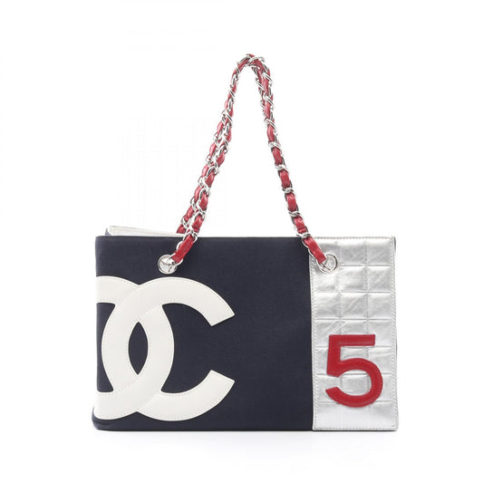 Chanel No.5 Canvas Leather Tote Bag A18643