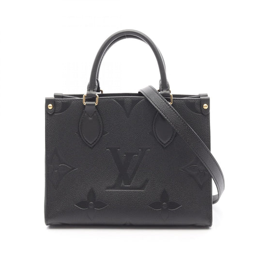Louis Vuitton OnTheGo PM Monogram Noir Leather Handbag