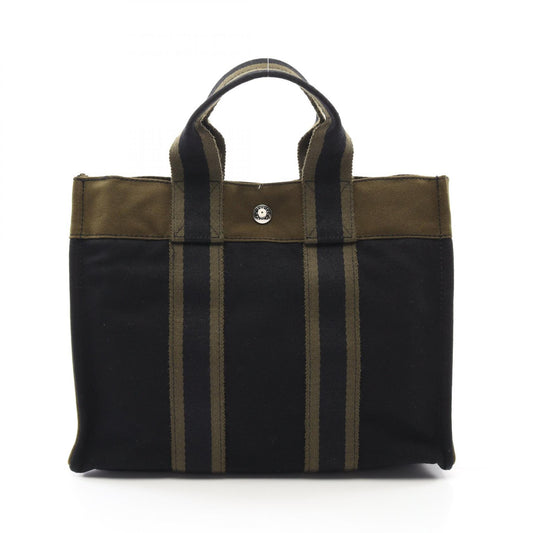 Hermes Canvas Fourre-Tout PM Tote Bag