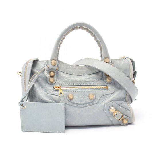 Balenciaga Leather Giant Mini City Handbag