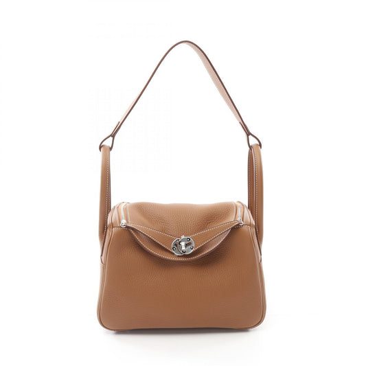 Hermes Lindy 26 Gold Shoulder Bag Brown