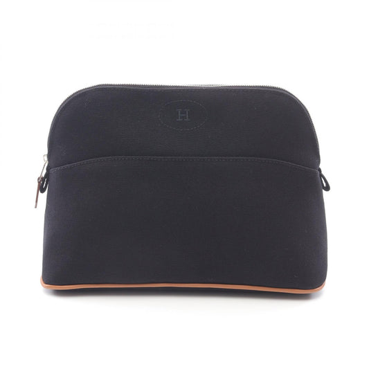 Hermes Bolide MM 25 Canvas Leather Pouch