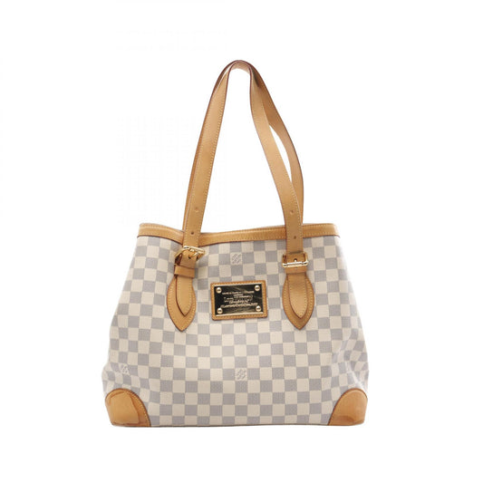 Louis Vuitton Damier Azur Hampstead MM Tote Bag