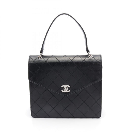 Chanel Matelasse Leather Handbag Black