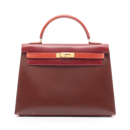 Hermes Kelly 32 Rouge Ash Brick Handbag