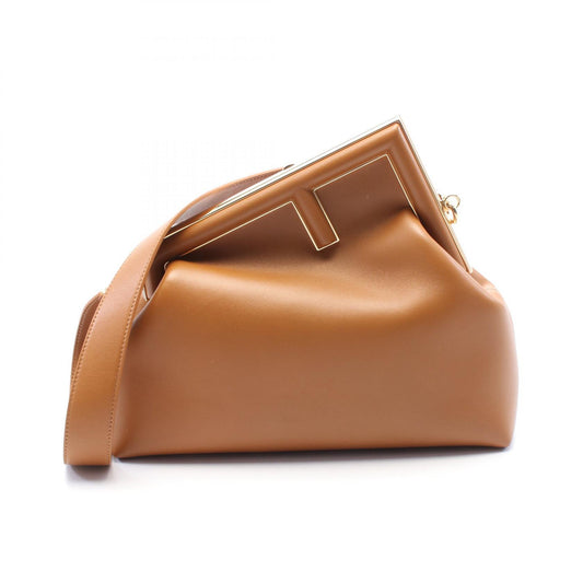Fendi Leather First Midi Shoulder Bag 8BP137