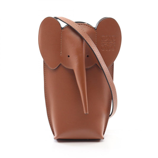 Loewe Leather Elephant Pocket Shoulder Bag