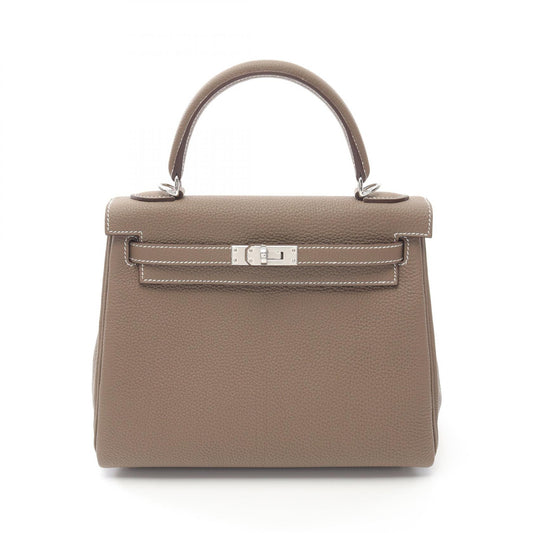 Hermes Kelly 25 Togo Leather Handbag