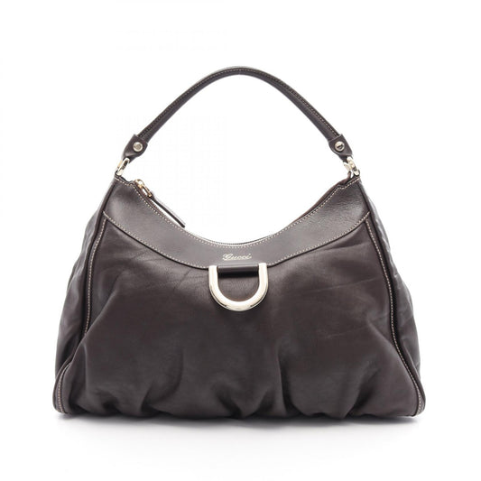 Gucci Leather Abby Shoulder Bag Black