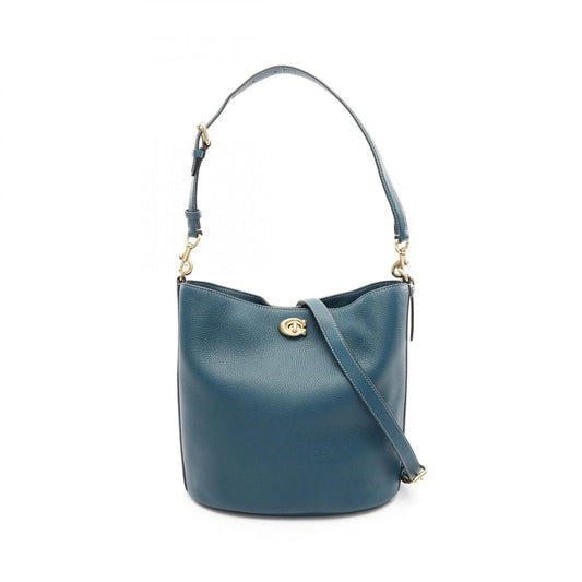 Coach Willow Soft Leather Bucket Shoulder Bag CW624