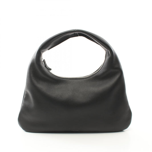 The Row Small Everyday Leather Handbag Black