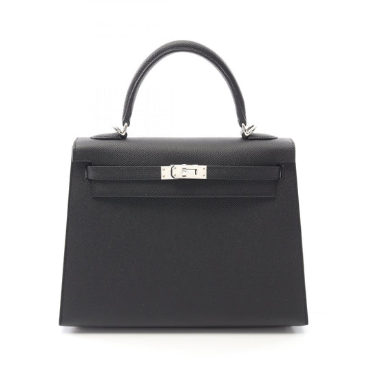 Hermes Kelly 25 Handbag Black
