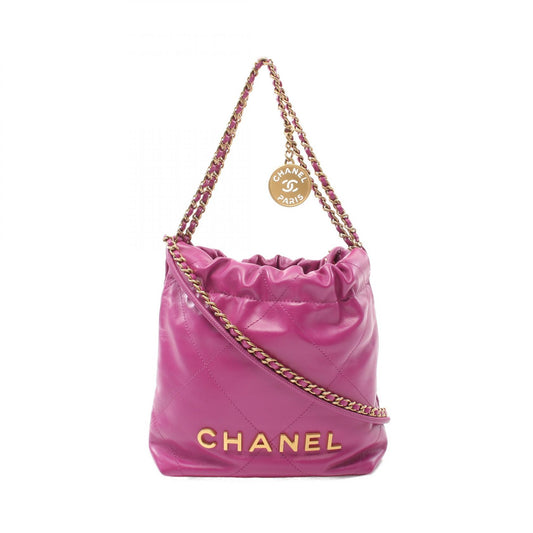 Chanel 22 Mini Leather Shoulder Bag AS3980