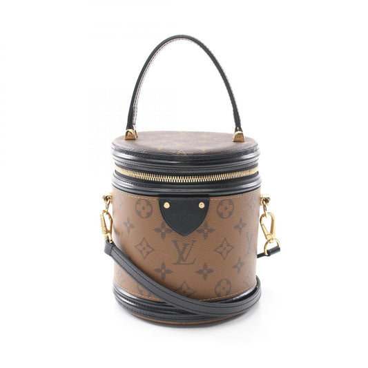 Louis Vuitton Monogram Reverse Canvas Leather Handbag M43986