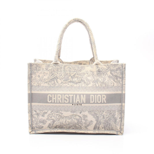 Dior Canvas Book Tote Medium Bag