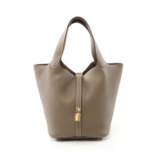 Hermes Picotin Lock MM Leather Handbag