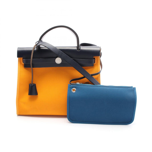 Hermes Aile Bag Zip PM Leather Handbag