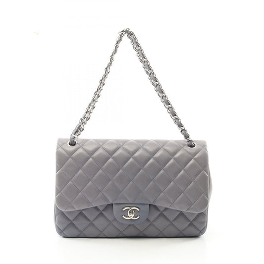 Chanel Lambskin Large Flap Shoulder Bag A58600