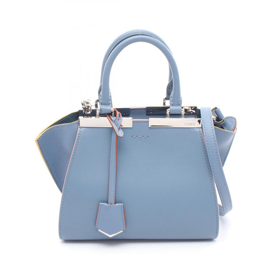 Fendi Mini Trois-Jours Leather Handbag 8BH333