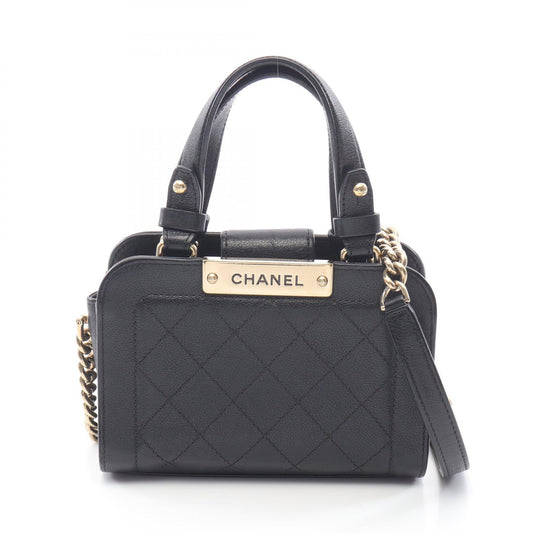 Chanel Leather Matelasse Shoulder Bag A93731