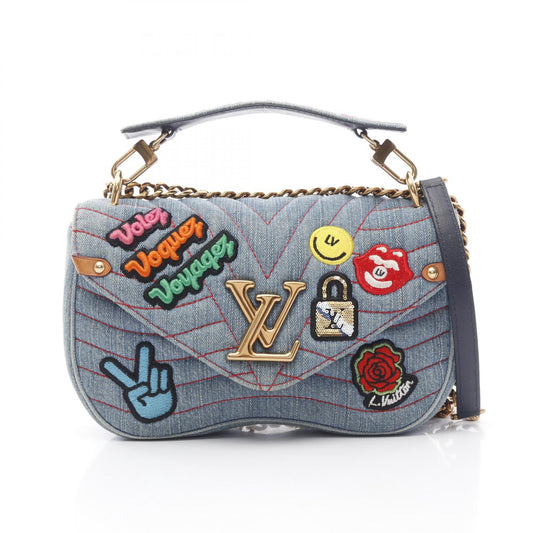 Louis Vuitton Denim New Wave Chain Bag MM