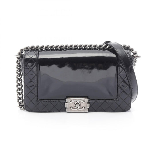 Chanel Boy Patent Leather Shoulder Bag